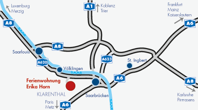 Anfahrtsplan Autobahn